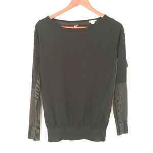 Nike Dri-fit, Black, long sleeve work out top